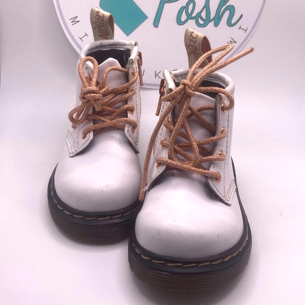 Dr. Martens 1460 Softy T - White/ Rose Gold